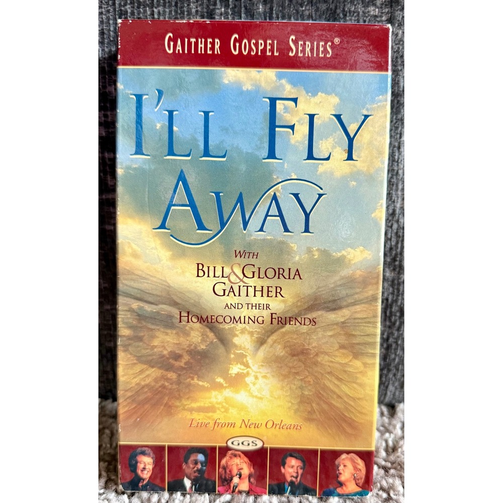 Gaither Gospel Series I'll Fly Away VHS Live New Orleans 2002 Excellent